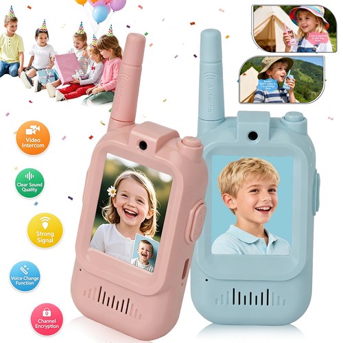 Blue pink kids video - blue,