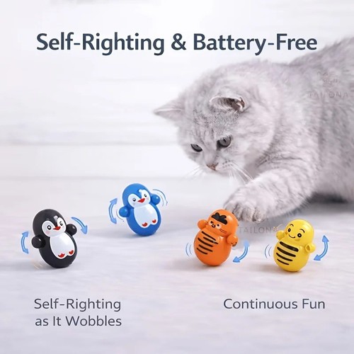 Pack rolling cat toys self - 10,