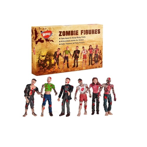 Zombie action figure - set, 6