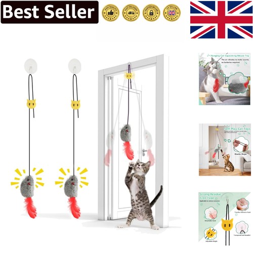 Interactive hanging mouse cat - interactive,