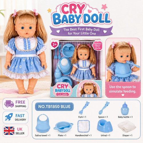 Beautiful baby doll playset - baby,